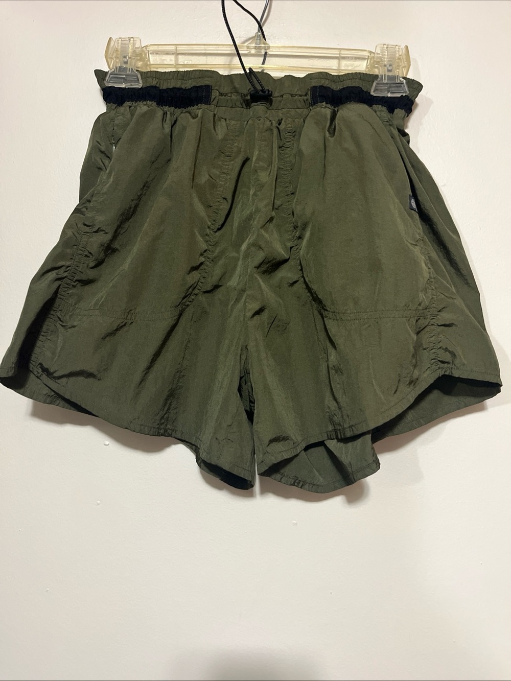 Zella Olive Green Athletic Drawstring Shorts